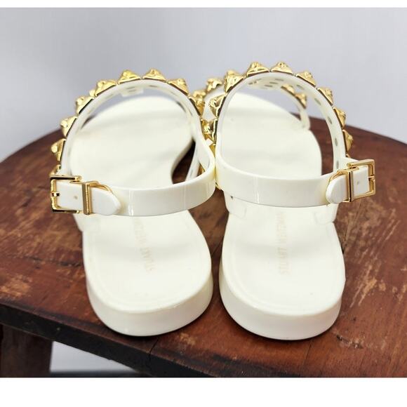 Stuart Weitzman Jelrose Studded Jelly Slingbacks - Size 5‎ - Picture 8 of 11